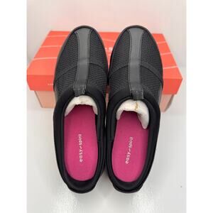 Easy Spirit SE7 Argyle Black Comfort Sneakers Women’s Size 9M New